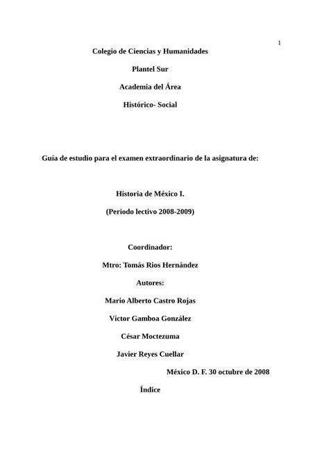 Pdf Colegio De Ciencias Y Humanidades Plantel Sur Las Bases Del