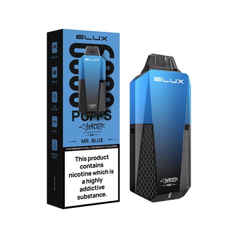 Elux Cyberover 6k Mr Blue 6000 Disposable Vape Royal Vapes