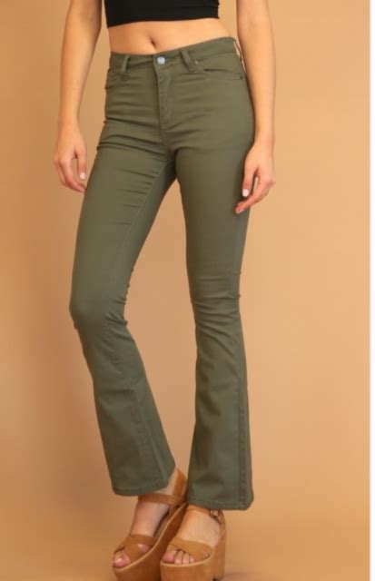 Nwt Women S Olive Green Bootcut Pants 1 3 5 7 9 Ebay