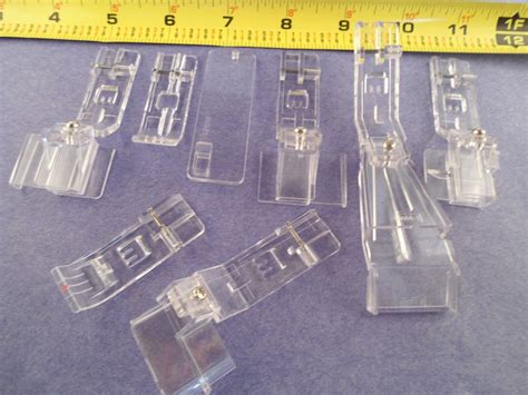 7 Clear Serger Feet For Husqvarna Viking Serger Overlocker Huskylock