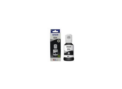 Refil Preto De Tinta T504 Epson L4150 L4160 L6161 L6171 O