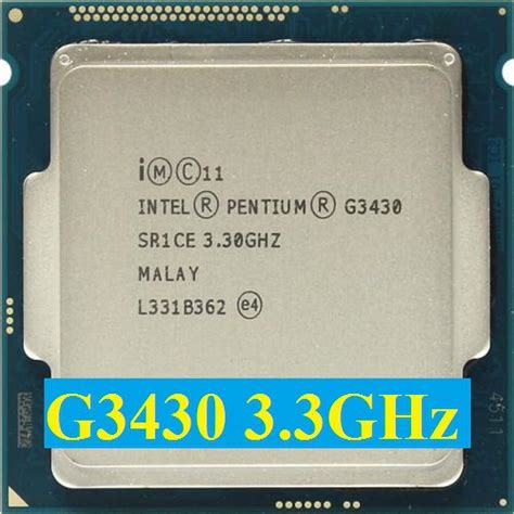 CPU Intel Pentium G3430 3 3G 3MB HD Graphics Socket 1150 Shopee