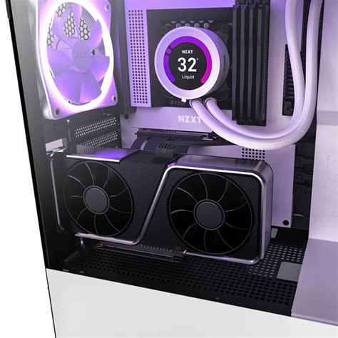 Nzxt Vertical Gpu Mounting Kit In Matte Black H7