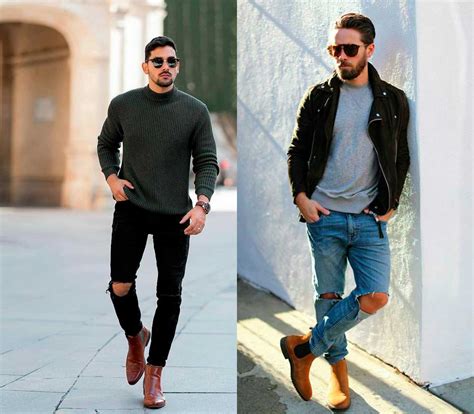 Ideas De Outfits Con Pantalones Rotos Para Hombre Botas Jaca