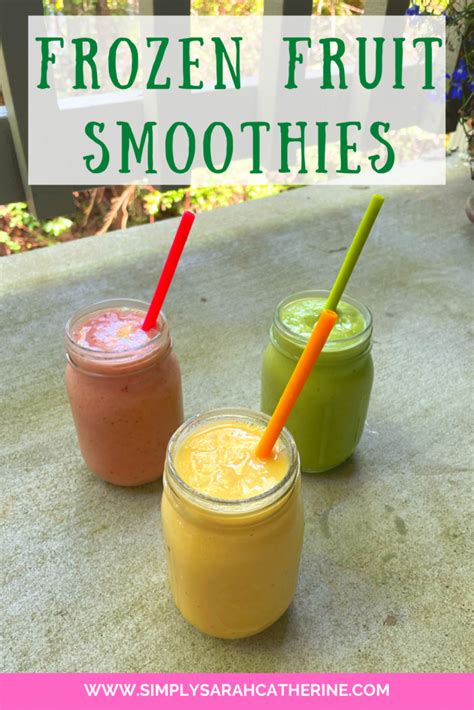 Beat The Summer Heat With These Three Healthy Frozen Fruit Smoothies