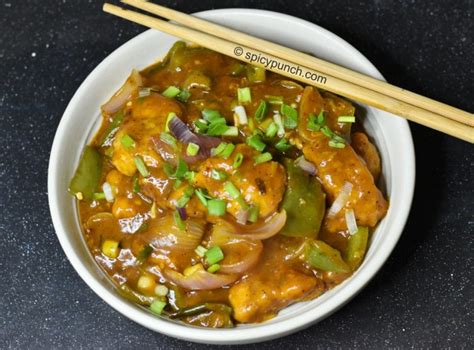 Chilli fish recipe - Chinese style chilli fish with gravy - Spicypunch