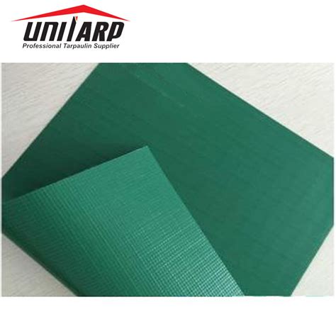 Green Fire Resistant Waterproof Ripstop Tarpaulin Fabric China Pvc