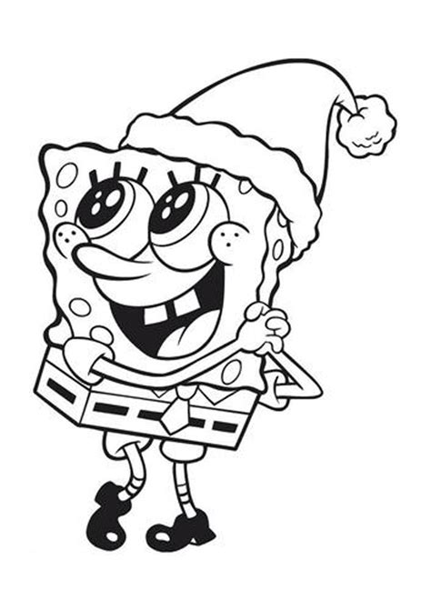 7 Picture of Spongebob Christmas Coloring Pages >> Disney Coloring Pages