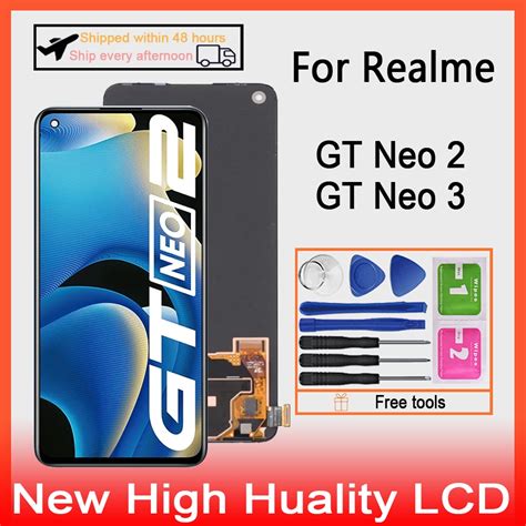 Original Amoled Tft Realme Gt Neo Neo Lcd Display Touch Screen