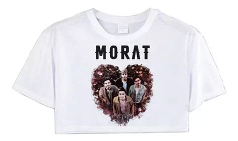 Playera Corta Morat Heart Poster Pulsera Y Sticker