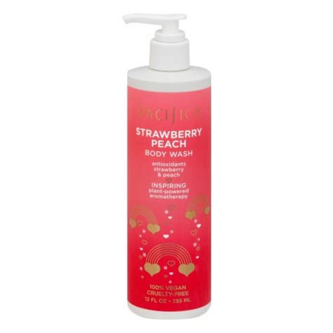 Pacifica Vegan Strawberry Peach Body Wash 12 Fl Oz Ralphs