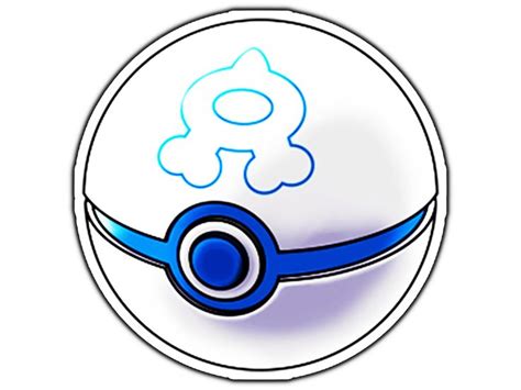 Team Aqua Ball Poke Ball Sticker Water Proof Weather Proof Vinyl