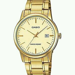 Jual Casio Standard Jam Tangan Pria Gold Strap Stainless Steel