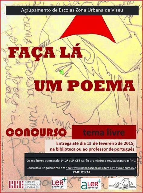 Biblioteca Escolar Gr O Vasco Concurso Fa A L Um Poema