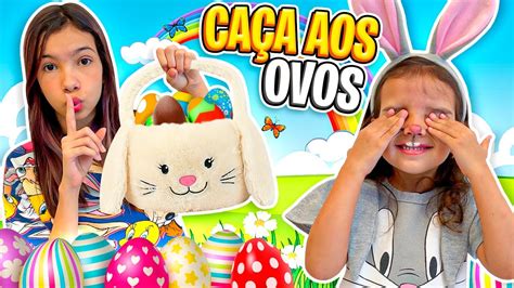 Julinha e Manu na CAÇA AOS OVOS DE PÁSCOA YouTube