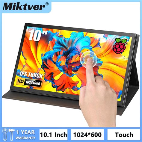 Miktver Driver Free 10 1 Inch Capacitive Touch Screen 1024 600 Portable Hdmi Gaming Monitor 3ms