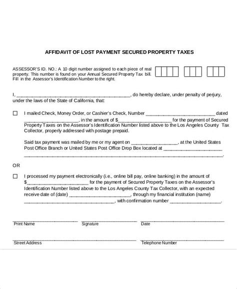 FREE 28 Sample Affidavit Forms In PDF