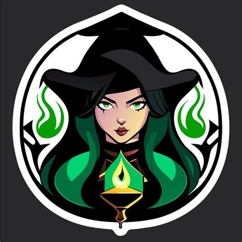 Premium Vector Halloween Witch Making A Potion Hand Drawn Flat