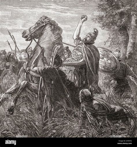 Death of Crassus at the Battle of Carrhae, 53 BC. Marcus Licinius ...