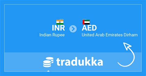 Inr Indian Rupee To Aed United Arab Emirates Dirham