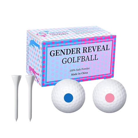 Pesslok Gender Reveal Golf Balls Baby Gender Reveal Parties Golf Se