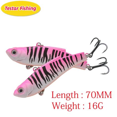 1PC VIB Fishing Lure 7cm 16g Sinking Isca Artificial Rattlin Vibration