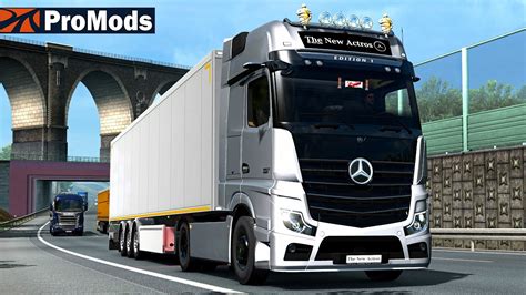 Ets Mit Dem New Actros Mp Auf Der Promods Euro Truck