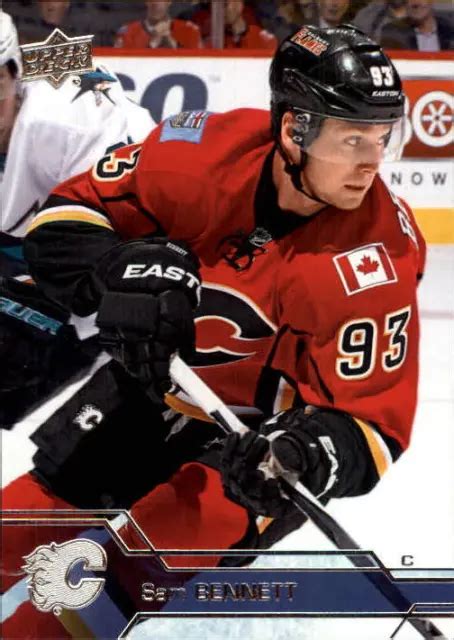 CARTE DE HOCKEY 2016 17 Upper Deck Calgary Flames 31 Sam Bennett EUR 1