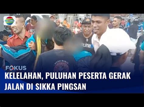 Puluhan Peserta Pingsan Saat Ikuti Lomba Gerak Jalan Dengan Jarak