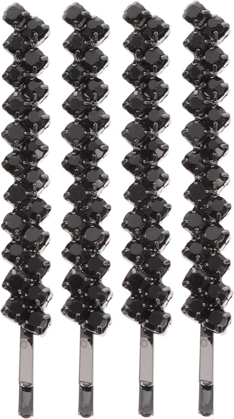 Tecunite 16 Pieces Rhinestone Bobby Pin Metal Hair Clips