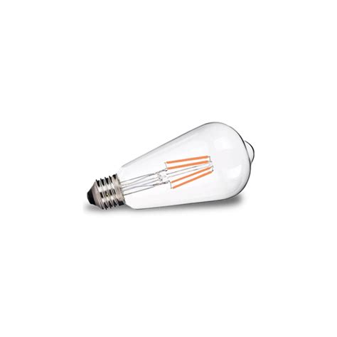 Led Filament Bulb St64 4w E27 Pink Light Veligaa Hardware