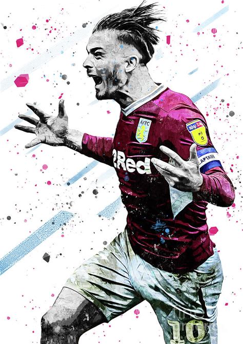 Jack Grealish Digital Art By Smh Yrdbk