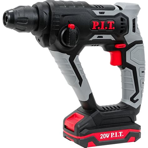 Аккумуляторный перфоратор P.I.T. 20В, 1.4 Дж, 2-х реж, sds-plus, PBH20H ...