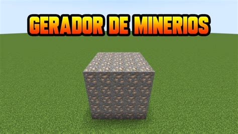 Como Fazer Gerador De Min Rios No Minecraft Java Edition Youtube