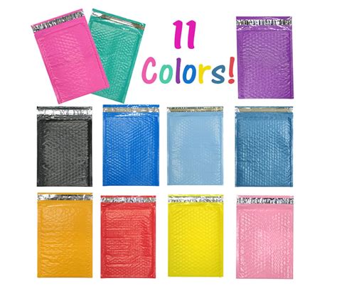 Pack X Fun Padded Colored Envelopes Poly Bubble Mailers Pink