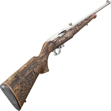 Ruger 10/22 American Farmer II Stainless Semi Automatic Rifle - 22 Long ...