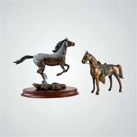 Franklin Mint Stallion Horse Figures Mutualart