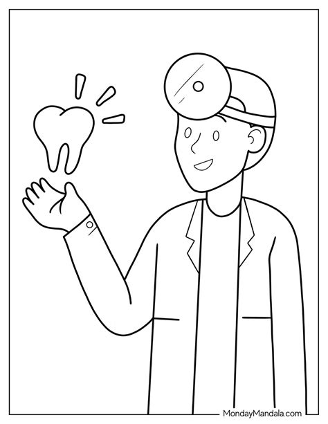 20 Dentist Coloring Pages Free PDF Printables