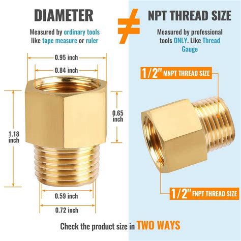 Sungator Brass Pipe Fitting Reducer Adapter Nortelshop