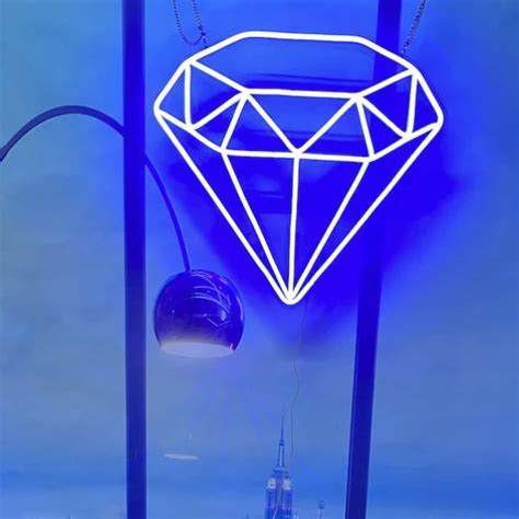 Buy Diamond Neon Sign Wall Hanging | yourPrint