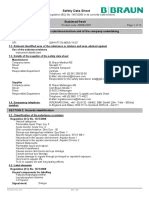 Sonax SDS | PDF | Dangerous Goods | Toxicity