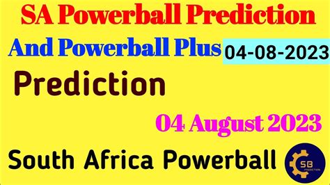 Sa Powerball Prediction For Friday August Sa Powerball