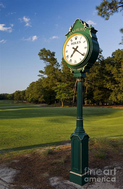 Pinehurst No Rolex Clock Photograph By Ken Howard Fine Art America