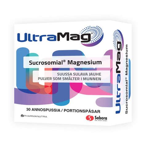 UltraMag 187,5 mg sukrosomaalinen magnesium 30 pss - Yliopiston ...