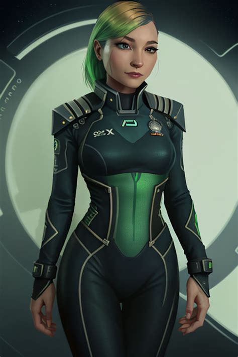 Mass Effect - Alliance Uniform - Green Edition by Kaleidia on DeviantArt