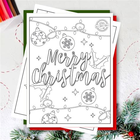 Merry Christmas Printable Christmas Cards To Color Printable Word Hot Sex Picture