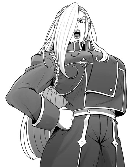 Olivier Mira Armstrong Fullmetal Alchemist Drawn By Guhanshounen