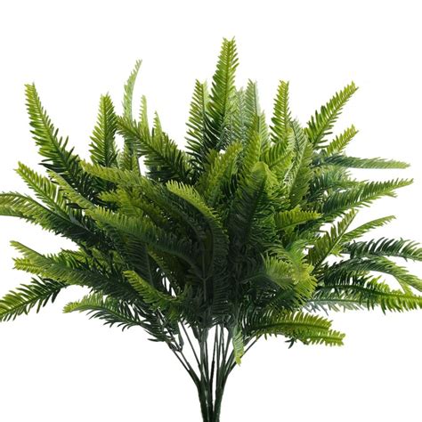 Buy Nahuaa Pcs Artificial Fern Outdoor Artificial S Plastic Greenery