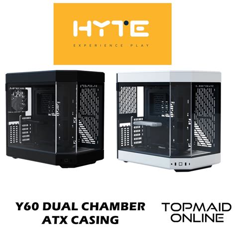 HYTE Y60 DUAL CHAMBER TG ATX PC CASING Shopee Malaysia