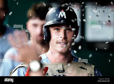 Minnesota Twins Max Kepler Celebrates In The Dugout After Hitting A